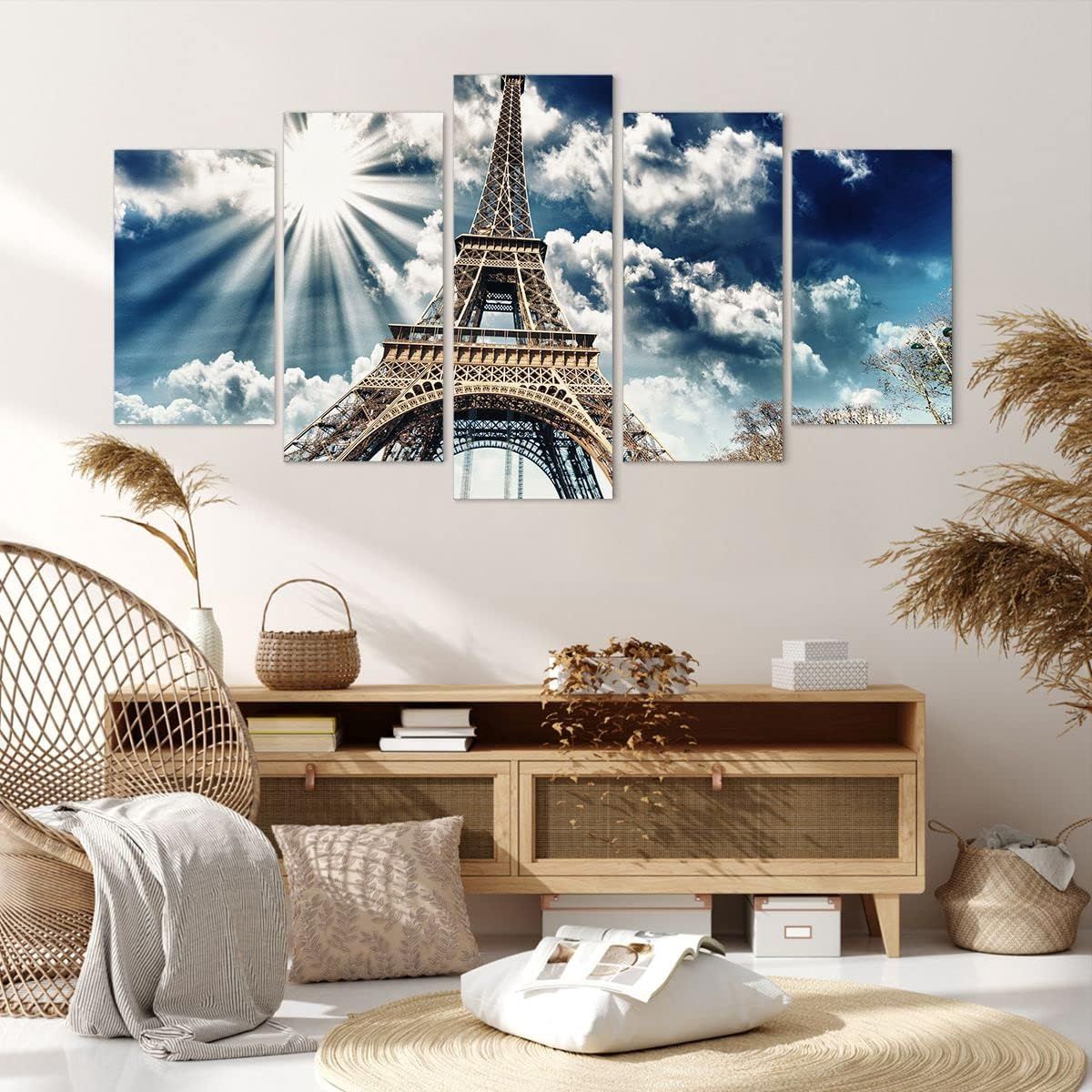 Dcoration Salon Architecture btiment ville eiffel Moderne ... - 4