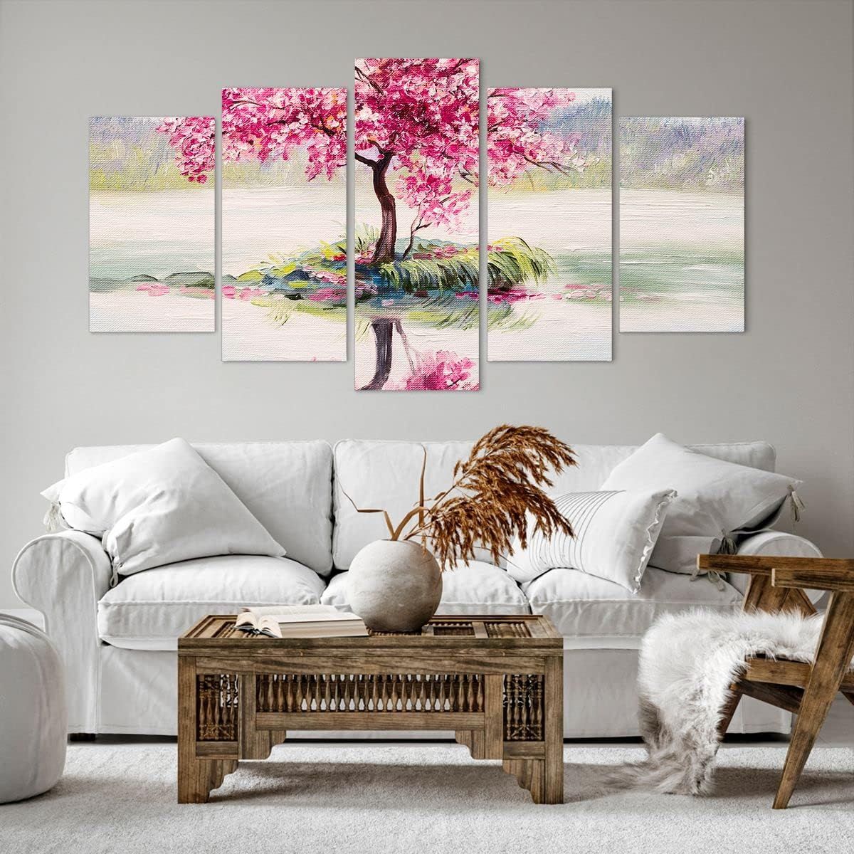 Deco Cadre Dcoration Salon arbre abstraction Moderne Impres... - 3