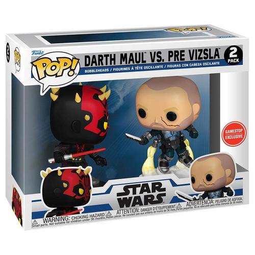 Figurine Funko Pop - Star Wars : The Clone Wars - Dark Maul Vs Pre Vizsla - Pack (74744)