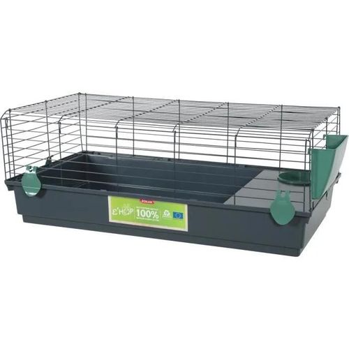 Cage Grillagée - Zolux - Ehop - 100cm - Éco-Conçue - Pour Lapin Nain Et Cochon D'inde