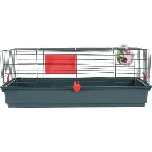 Cage - Zolux - Classic 100 - Rouge - Plastique Et Métal - 100 Cm