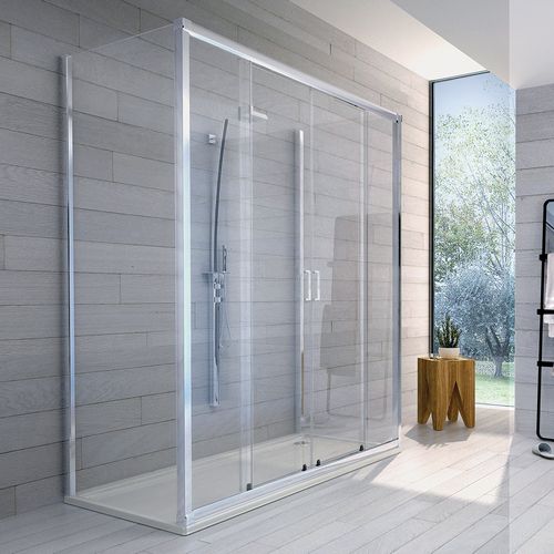 1 X CABINE DE DOUCHE-BAIN EN CRISTAL. CABINES DE DOUCHE EN VERRE. E...