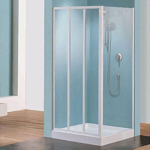 1 X CABINE DE DOUCHE-BAIN EN ALUMINIUM. CABINES DE DOUCHE 83-87 cm