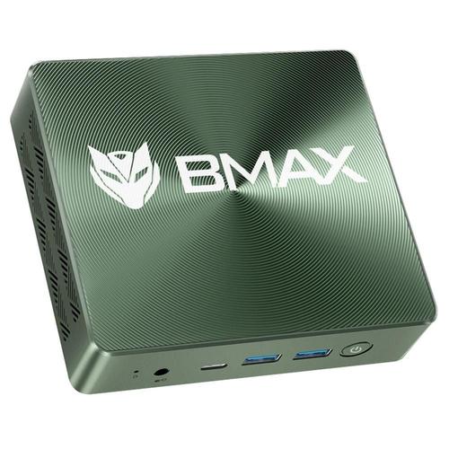 Mini PC BMAX B6 Power, Intel Core i7-1060NG7 jusqu'à 3,8GHz,16Go LPDDR4 1 To SSD,2 x HDMI Full Feature Type-C 4K triple écran,3 x USB3.0 1000 Mbps RJ45 LAN,Wi-Fi 6BT 5.2 audio 3,5mm,Windows 11 Pro-UE