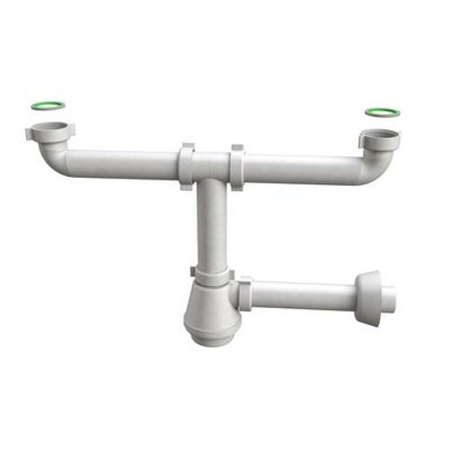 1 X SIPHONS. VIDANGES. TUYAUX ET RACCORDS EN PLASTIQUE DE MARQUE BONOMINI Raccord d'évacuation 1"1/2