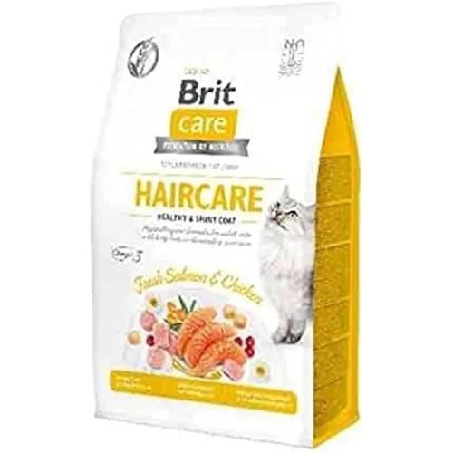 Aliments Humides Pour Chats Vafo Praha S.R.O. Brit Care Cat Haircare 400g Sain Et Shiny Coat Gf