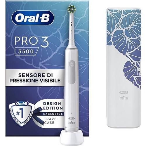 Oral-B Pro 3 3500 Wh Mit Reiseetui Floral Design