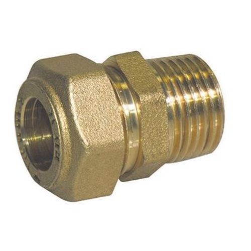1 X RACCORDS À COMPRESSION AVEC JOINT TORIQUE POUR GAZ TIEMME 1/2x10