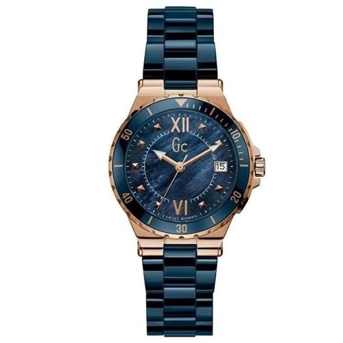 Montre Femme - Gc - Y42003l7 - 36mm - Bracelet Céramique - Quartz Analogique