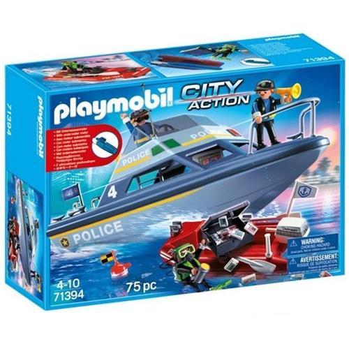 Playmobil City Action 71394 - Bateau De Police