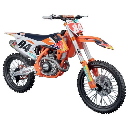 Véhicules Miniatures Die Cast 1/6 Moto Redbull Ktm Sx 450 - 2018 #84 J. Herlings