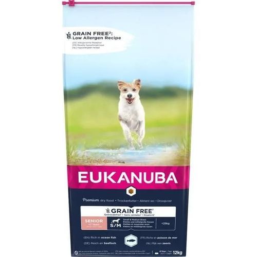 Eukanuba Grain Free - Croquettes Sans Céréales Pour Chiens Seniors De