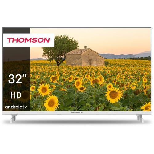 Thomson 32HA2S13W 32" (80 cm) LED TV, HD, Android TV, 2023, Blanc
