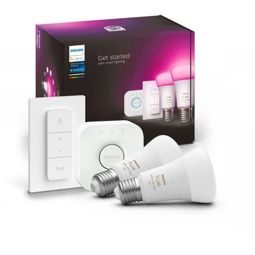 Philips Hue White & Color Ambiance Pack Découverte 2023