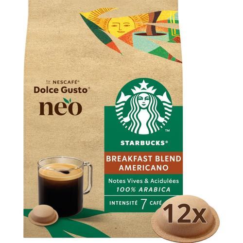 Café Et Thé Neo Par Dolce Gusto Neo Starbucks By Nescafe Dolce Gusto Americano Breakfast Blend