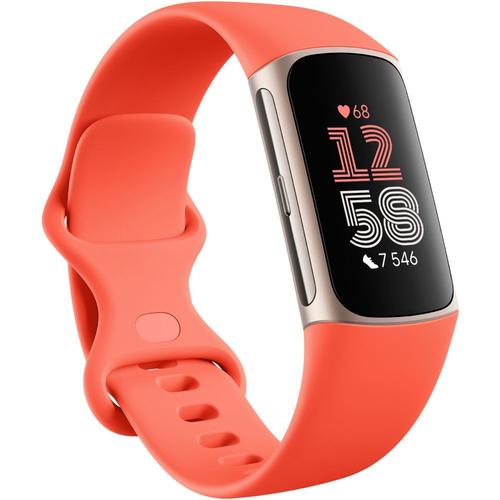Fitbit Charge 6 Or Rose Et Corail