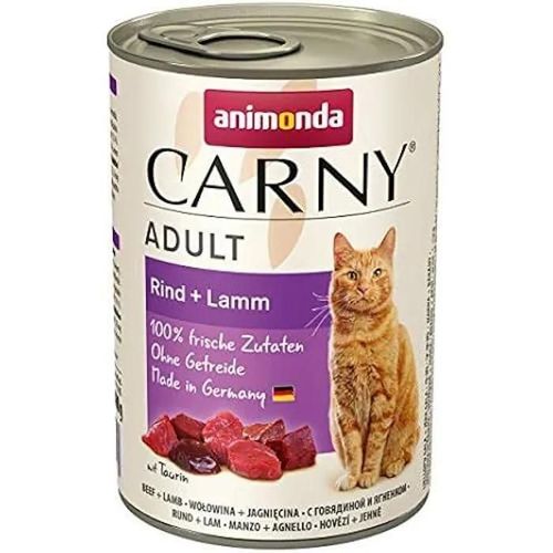 Nourriture Humide Pour Chat - Animonda - Grancarno Adult - B?Uf + Agneau - 6 X 400 G - Sans Céréales