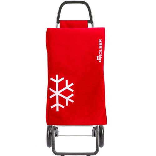 Rolser - Chariot de courses Igloo 2 roues sac isotherme rouge  - Rouge