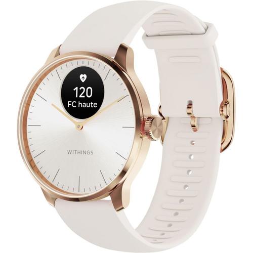 Montre Connectée Withings Scanwatch Light Rose Gold Blanc