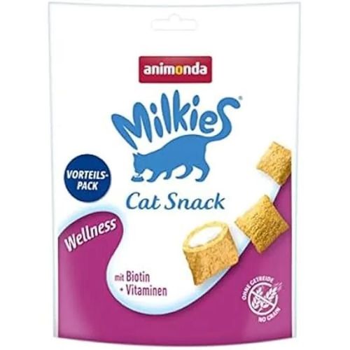Friandise Pour Chat - Animonda Milkies - Coussins Croquants Sans Céréales - 6 X 120 G - Sain Et Naturel