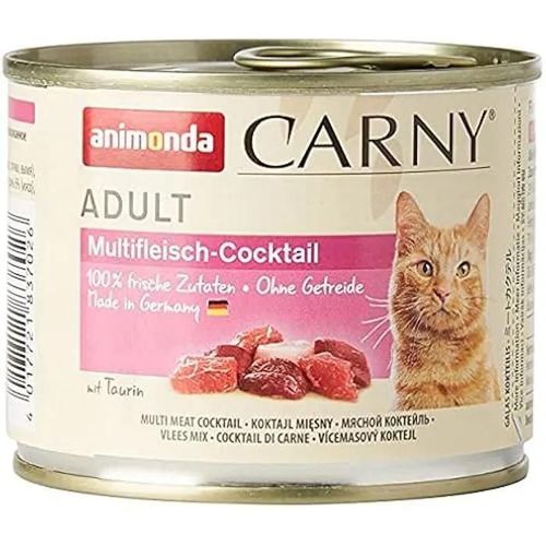 Nourriture Humide Pour Chat - Animonda - Grancarno Adult - Cocktail De Viandes - 6 X 200 G - Sans Céréales