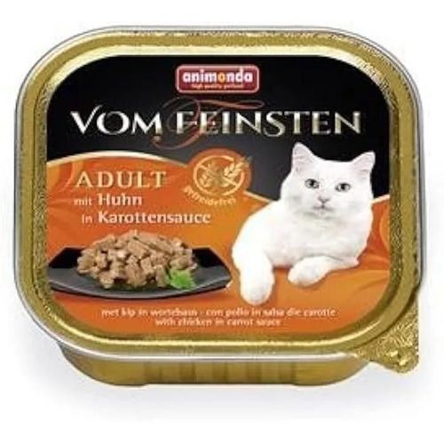 Pâtée - Animonda Vom Feinsten - Huhn En Karottensauce - 100g - Pour Chat Adulte - 42% Viande
