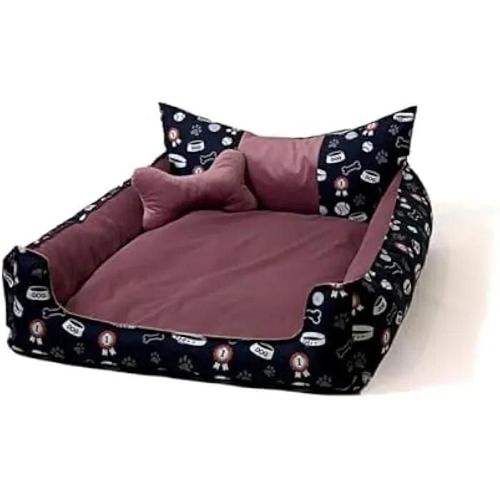 Lit Pour Animal De Compagnie - Go Gift - Xl - Rose - Rectangulaire - Intérieur
