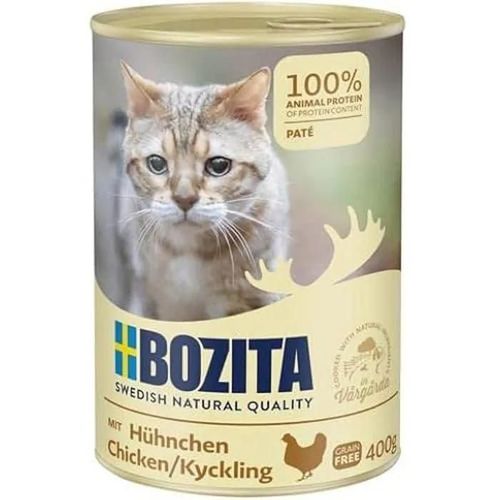 Nourriture Humide Pour Chat - Bozita - Poulet - 400 G - Aliment Complet - Pour Chatons