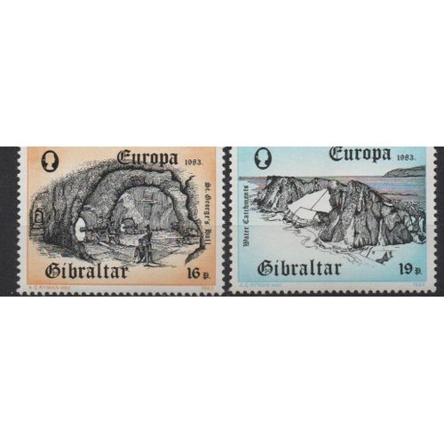 Gibraltar Timbre Europa 1983