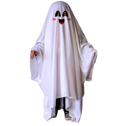 4-13 ans enfants garçons filles blanc fantôme Cosplay Costume carnaval Halloween fantôme cape fête déguisements tenues13 ans B
