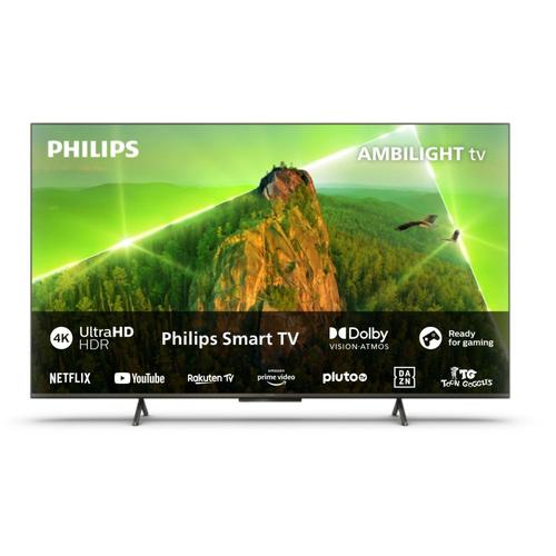 Philips 43PUS8108 43" (109 cm) LED TV, 4K Ambilight, 2023, Argent