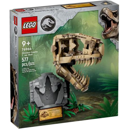 Lego Jurassic World - Les Fossiles De Dinosaures : Le Crâne Du T. Rex - 76964