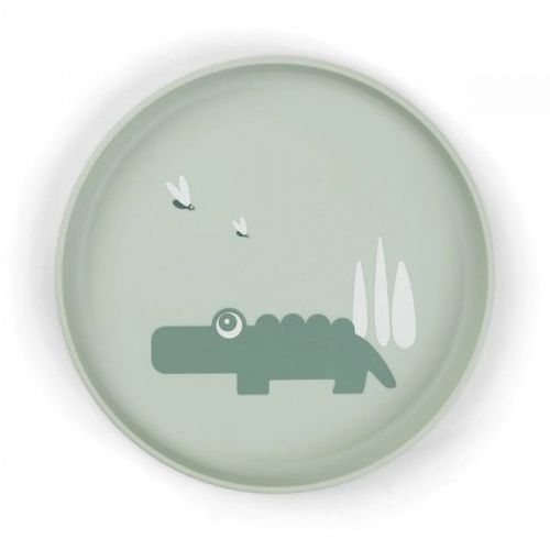 Assiette Bébé Foodie Croco Vert