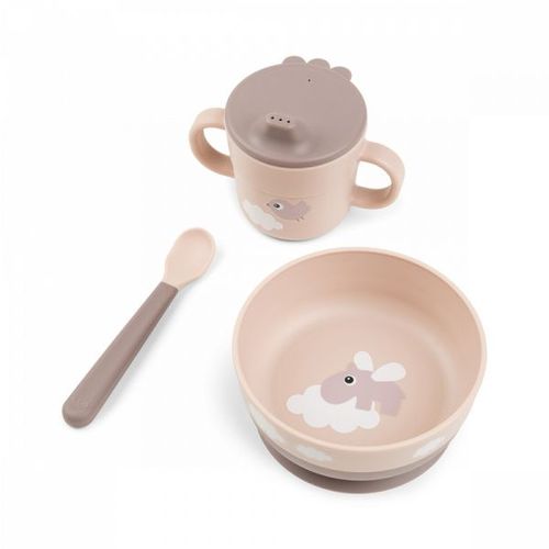 Foodie Coffret Premier Repas Happy Clouds Rose