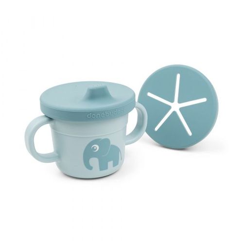 Tasse D'apprentissage & Snack Foodie Elphee Bleu