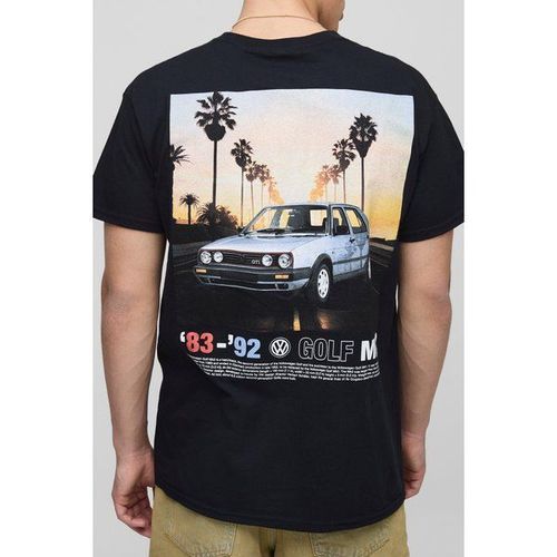 T-Shirt Oversize Imprimé Volkswagen Golf Gti Homme - Noir - Xs, Noir