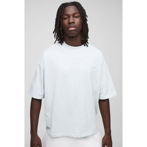 Man. T-Shirt Oversize À Col Ras-Du-Cou Homme - Bleu - S, Bleu