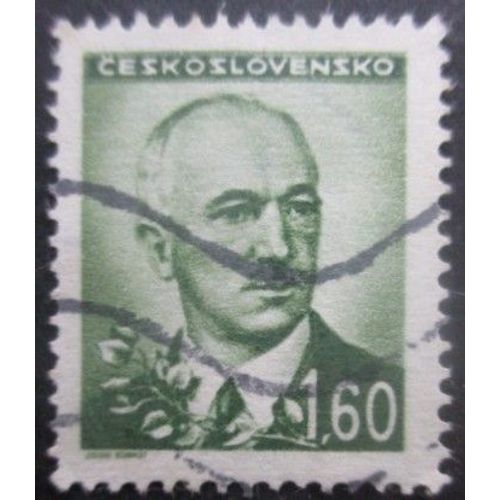 Tchecoslovaquie N°409 Président Benès Oblitéré