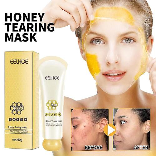 Masque Peeling Déchirant Au Miel, Contrôle De L'huile, Dissolvant De Points Noirs, Masque Nettoyant En Profondeur Pour Le Visage, 60g 