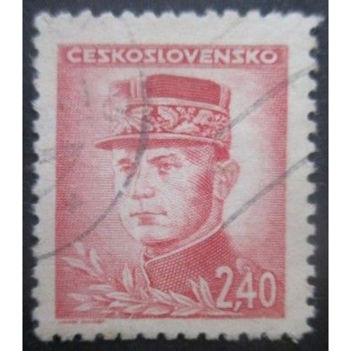 Tchecoslovaquie N°410 Général Stefanik Oblitéré