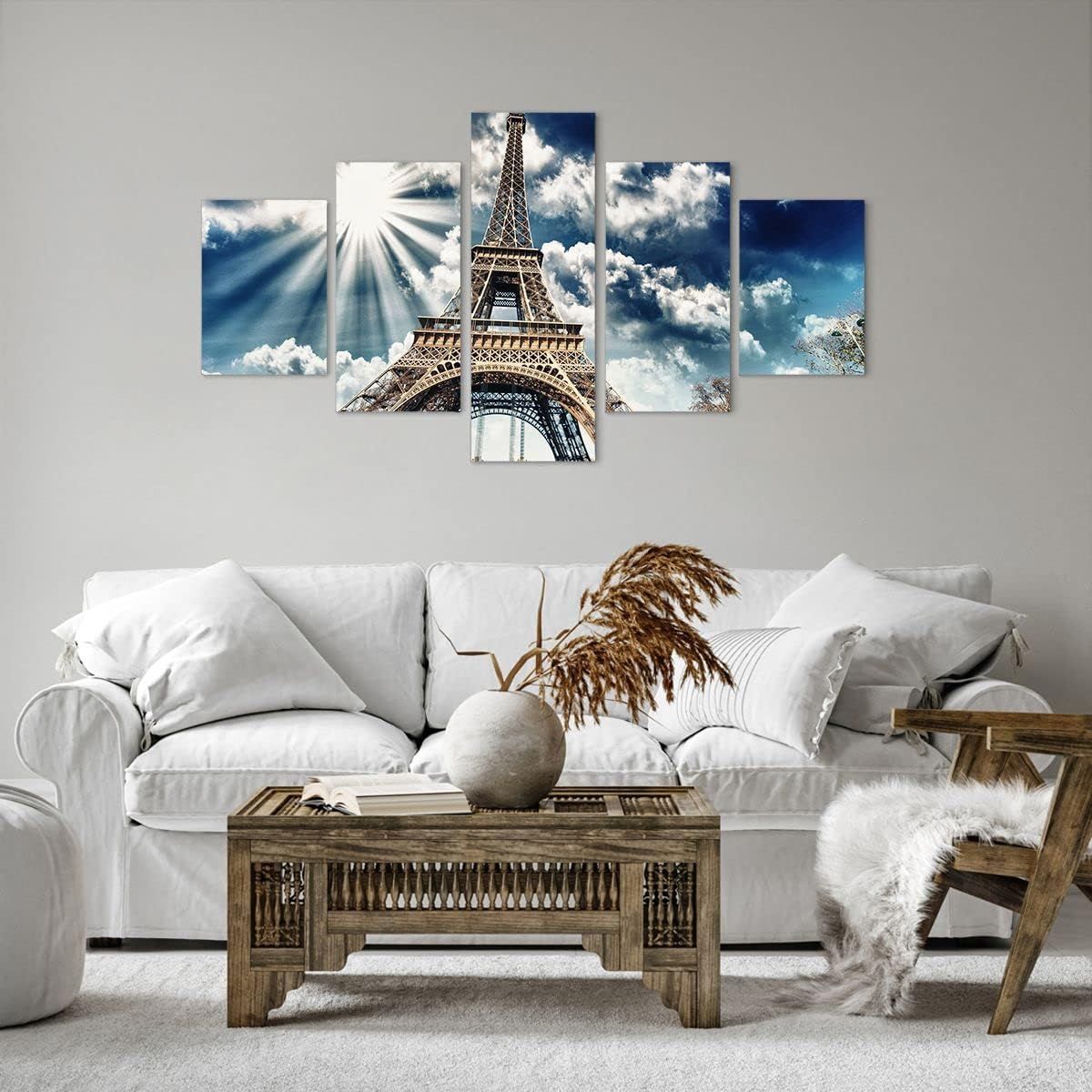 Moderne Impression sur Toile Architecture btiment ville eif... - 3