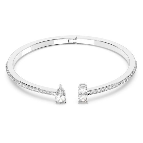 Manchette Mesmera Attract, Tailles Variées, Blanche, Métal Rhodié