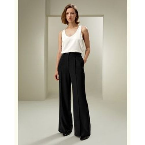 Lilysilk Pantalon Femme Soie Pantalon De Costume Taille Élastique Soie De Mûrier Un Excellent Drapé Sophistiqué Et Élégant Noir 38