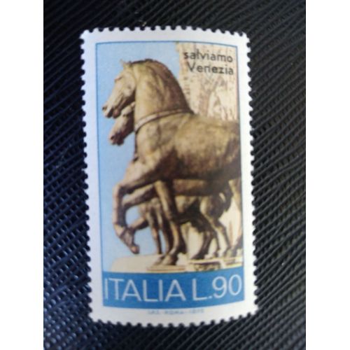 Timbre Italie Yt 1135 Chevaux De Bronze De La Basilique Saint-Marc 1973 ( 81005 )