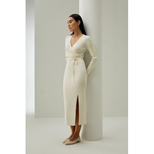 Lilysilk Robe Soie Longue Doux Et Respirant Soie De Mûrier, Nylon Élégance Intemporelle Et Style Sophistiqué Douceur Contre La Peau Blanc L