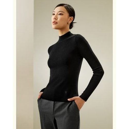 Lilysilk Pull En Cachemire Femme Couleur Unie Soie Et Cachemire Haut De Gamme Chaleur Et Confort Sans Produits Chimiques Nocifs Noir M