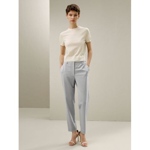 Lilysilk Pullover Manche Courte Femme Blanc Peut Être Porté Toute L'année 100% Cachemire Élégance Intemporelle Et Style Sophistiqué L