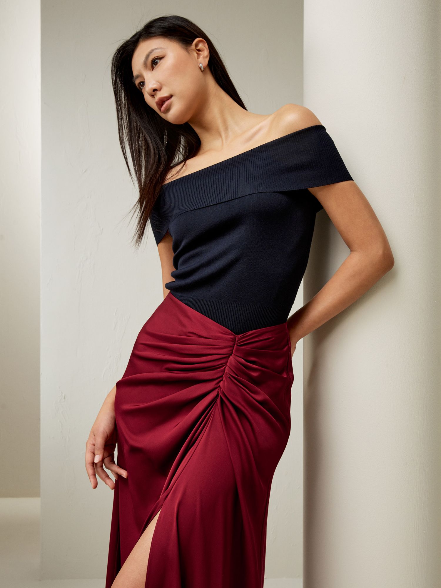 Lilysilk Top Soie Femme Bleu Marine Longueur Aux Hanches, Forme Ajustée 100% Soie Naturelle Une Touche D'élégance Dans Votre Vie S