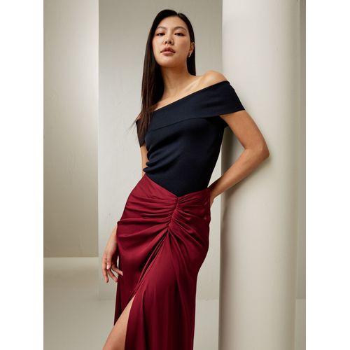 Lilysilk Jupe Longue En Soie Rouge Glissière Invisible Sur Le Côté Soie Double Joe Pièces Incontournables Pour De Multiples Occasions 34