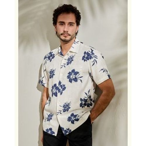 Lilysilk Chemise Homme En Soie À Manches Courtes Col Ajustable Jacquard De Soie Naturellement Antibactériens Imprimé De Lys L